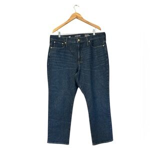 J.Crew 1996 Straight Leg Dark Washed Denim Jeans Size 34